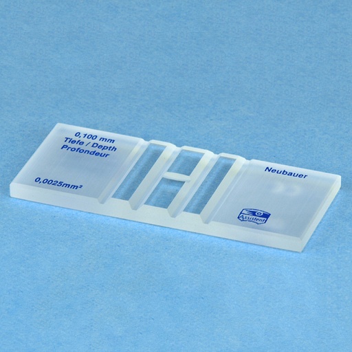 [13063-01] ASSISTENT Zählkammer nach Neubauer doppelt mit CE-Zeichen