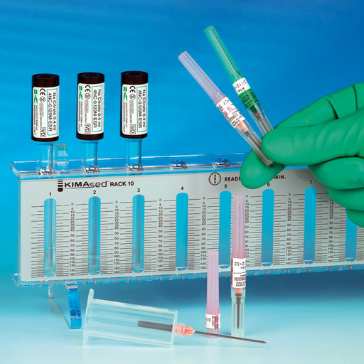 [13780-01] ESR Vakuumröhrchen, Gesamt: 2 ml, inkl. 0,4 ml NaCitrat-Lösung gefüllt
