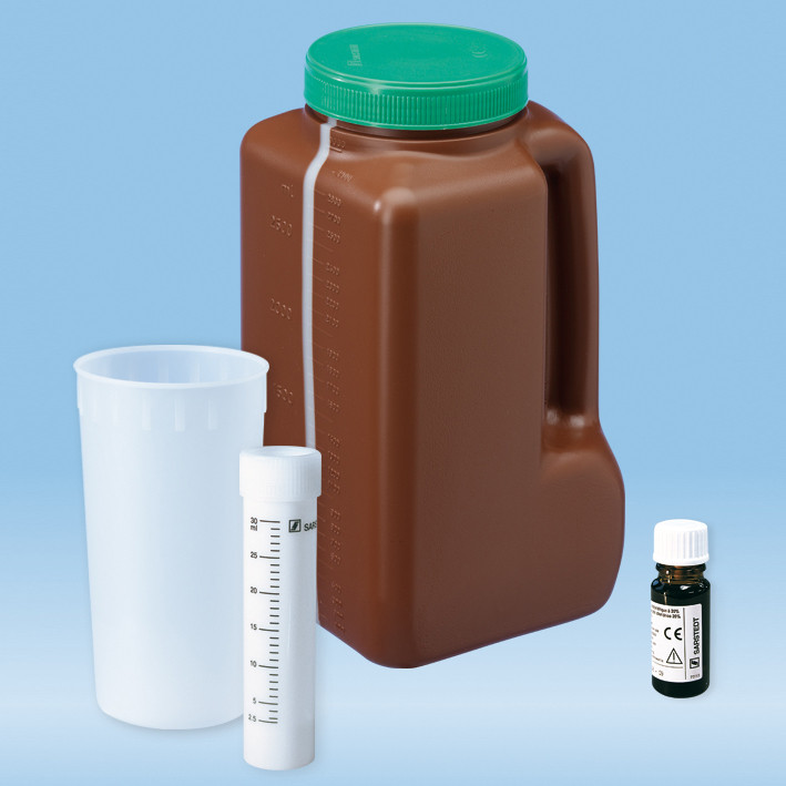 SARSTEDT UriSet 24, incl. stabiliser and 30 ml transport container