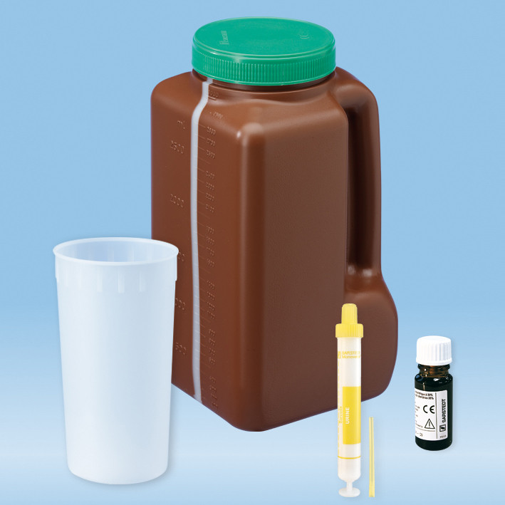 SARSTEDT UriSet 24, inkl. Stabilisator und weißer Urin-Monovette