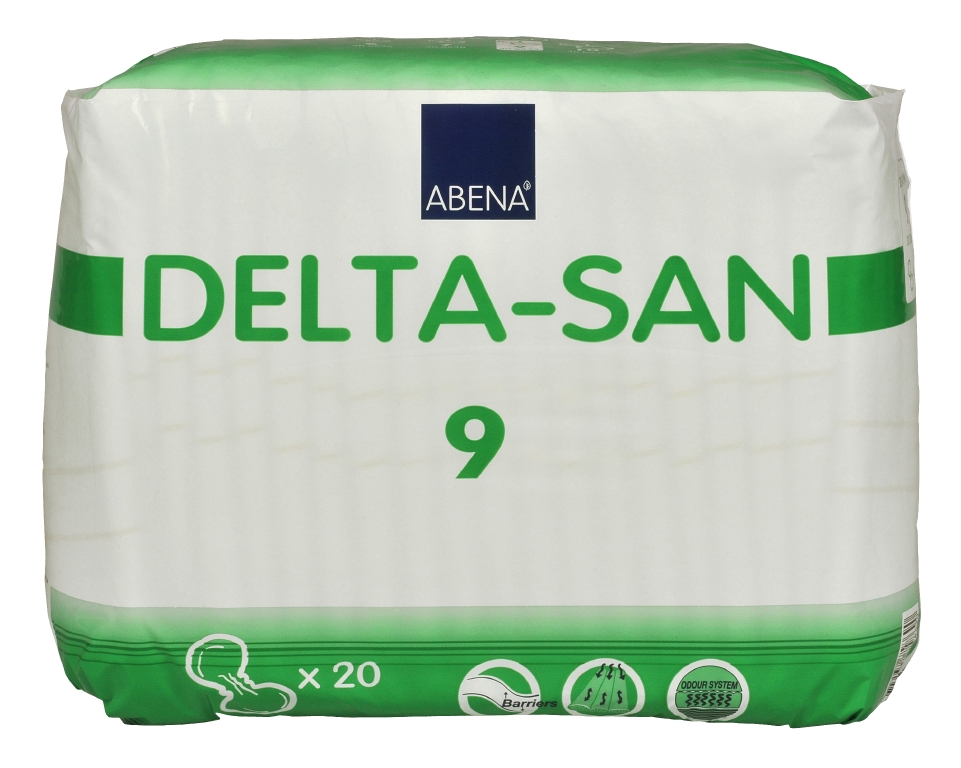ABENA Delta-San No. 9 Shaped pad