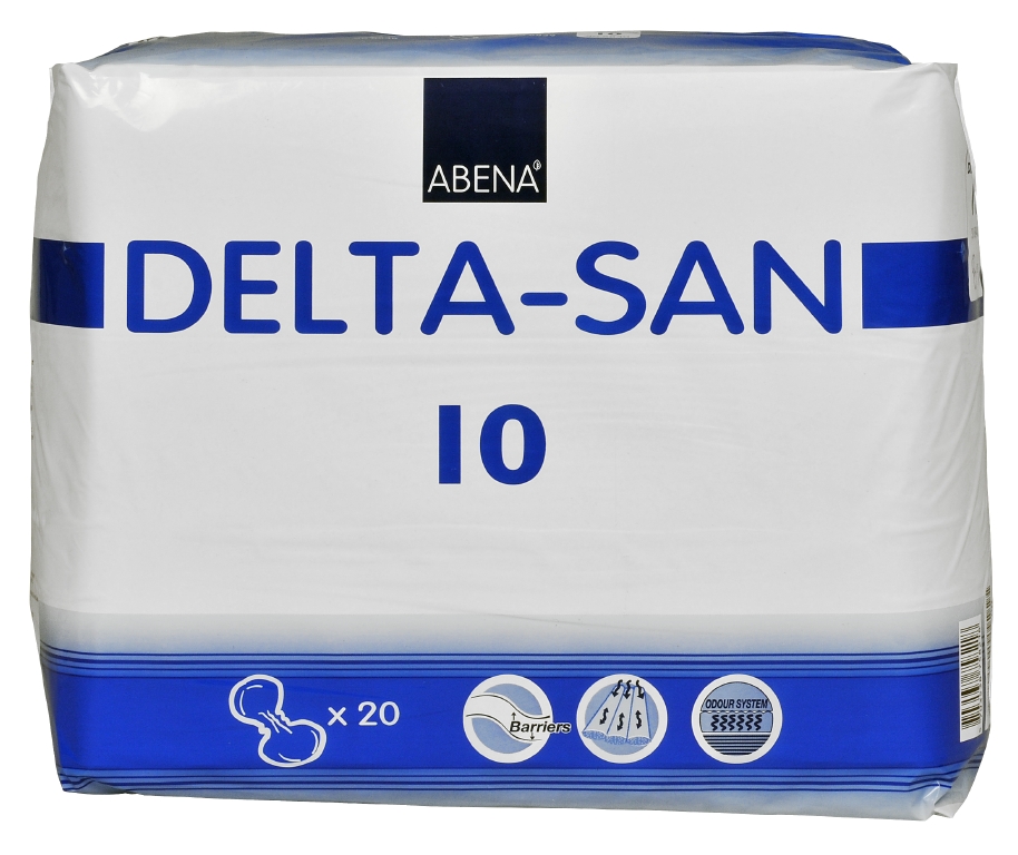 ABENA Delta-San No. 10 Shaped pad