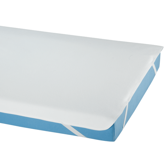 SUPRIMA Multiple incontinence pad Molton with 4 corner elastics for fixing on the mattress
