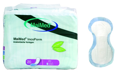 [14575-01] MAIMED IncoForm plus-blue Anatomical pads non-sterile, 32x61cm 1600ml