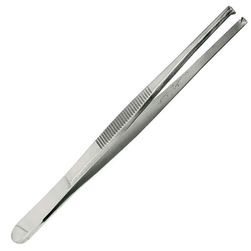 [16451-01] SERVOPRAX Chirurgische Pinzette Gerade - 1 : 2 Zähne, 14 cm