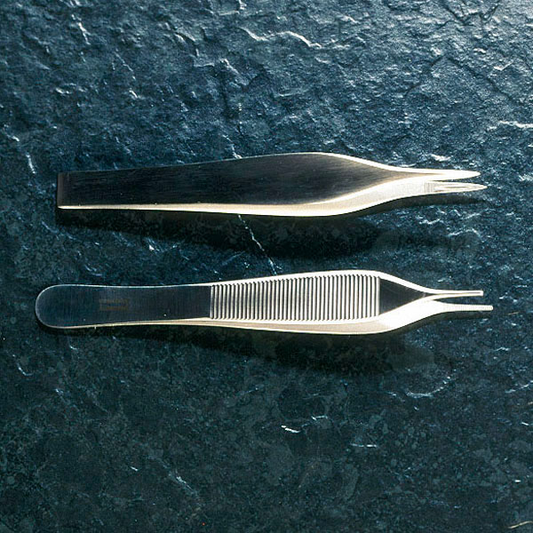 SERVO Adson Pinzette chirurgisch, 1x2 Zähne, 125 mm