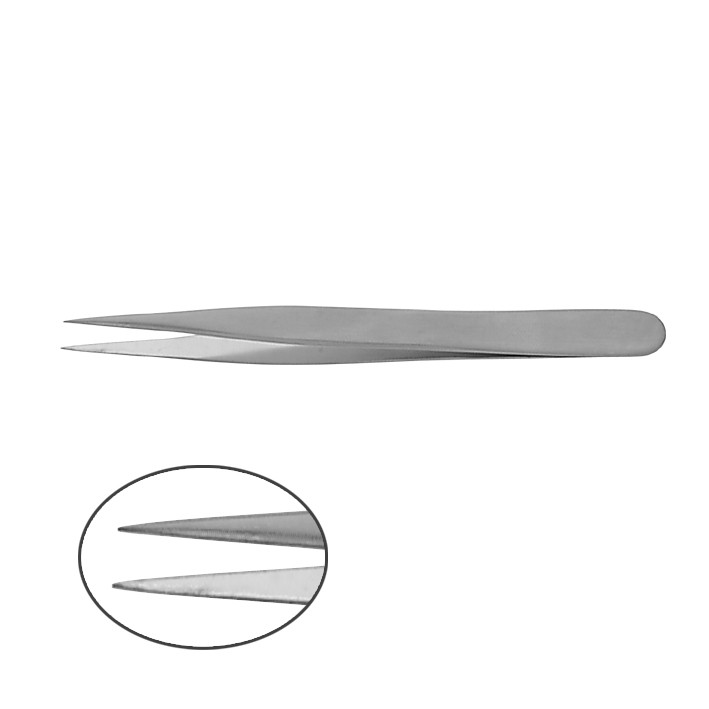 MEGRO Uhrmacherpinzette gerade 12 cm Nr. 3