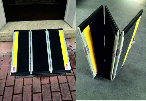 [21055-01] TheraMedical Decpac mobile wheelchair ramp, foldable