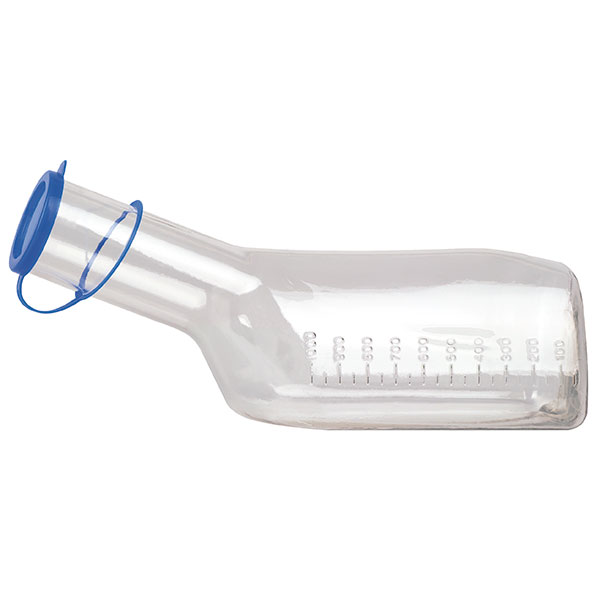SERVOCARE Urine bottle for men angular sterilizable 1000 ml