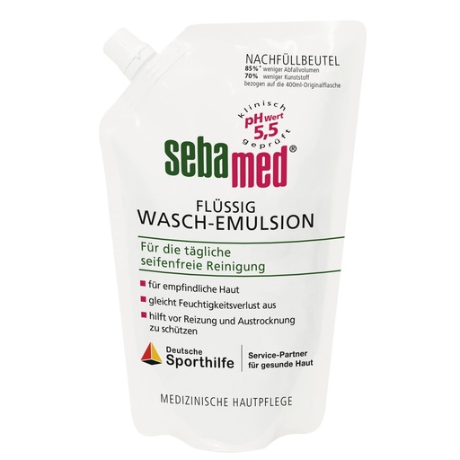 [21973-01] SEBAMED Nachfüllbeutel Flüssig Wasch-Emulsion 400ml