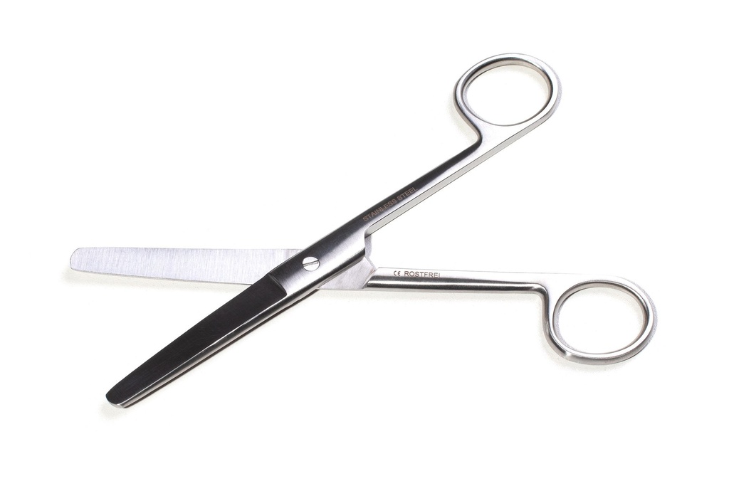 MEDIPARTS Surgical scissors, straight, blunt-blunt, 16.0 cm