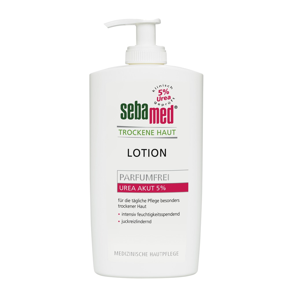 SEBAMED Urea lotion 5% perfume-free in dispenser 6x 400 ml box