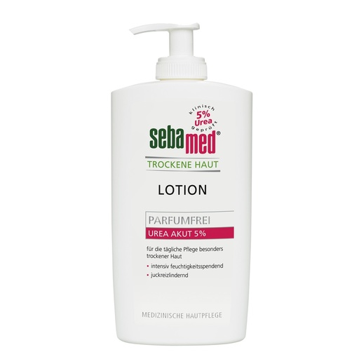 [24270-01] SEBAMED Urea lotion 5% perfume-free in dispenser 6x 400 ml box