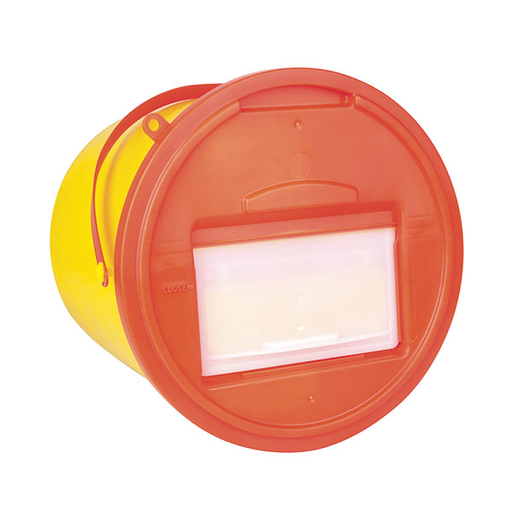 SERVO Sharpsbin Waste container round