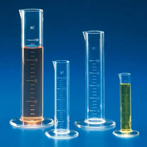 SERVOPRAX Messzylinder graduiert, kurze Form, PMP