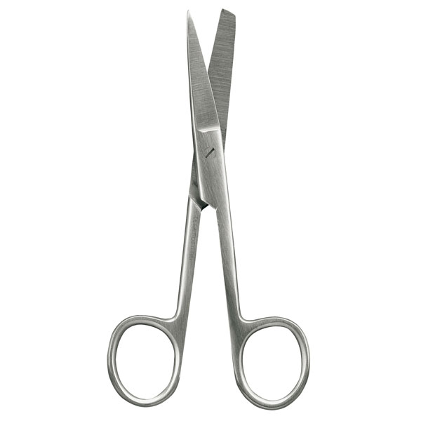 SERVO Surgical scissors Curved, sharp - blunt