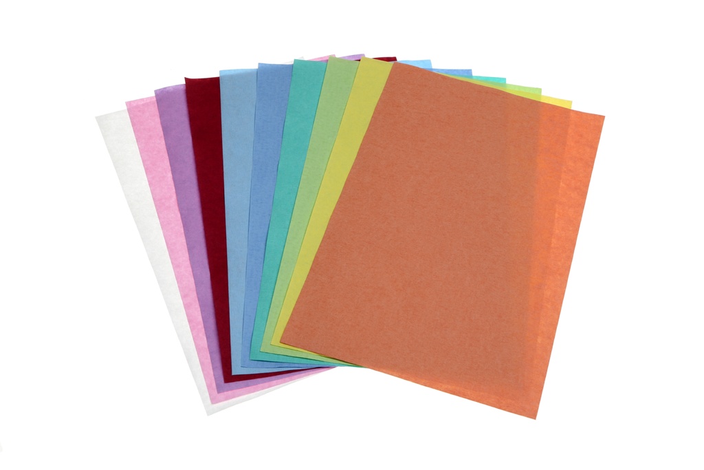 AMPRI Tray paper 18x28cm in 10 div. colors / 250 sheets