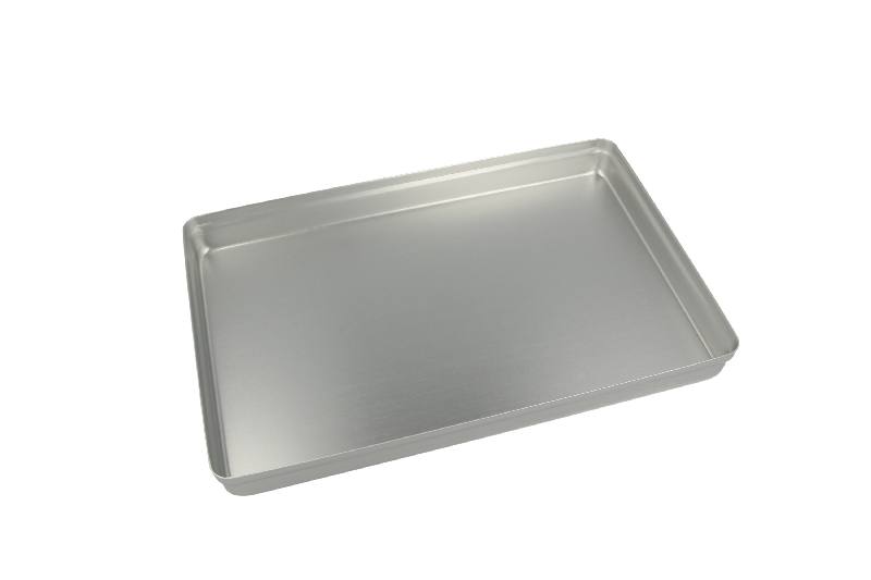 EURONDA Minitray Deckel aus Aluminium 18 x 14 cm silber
