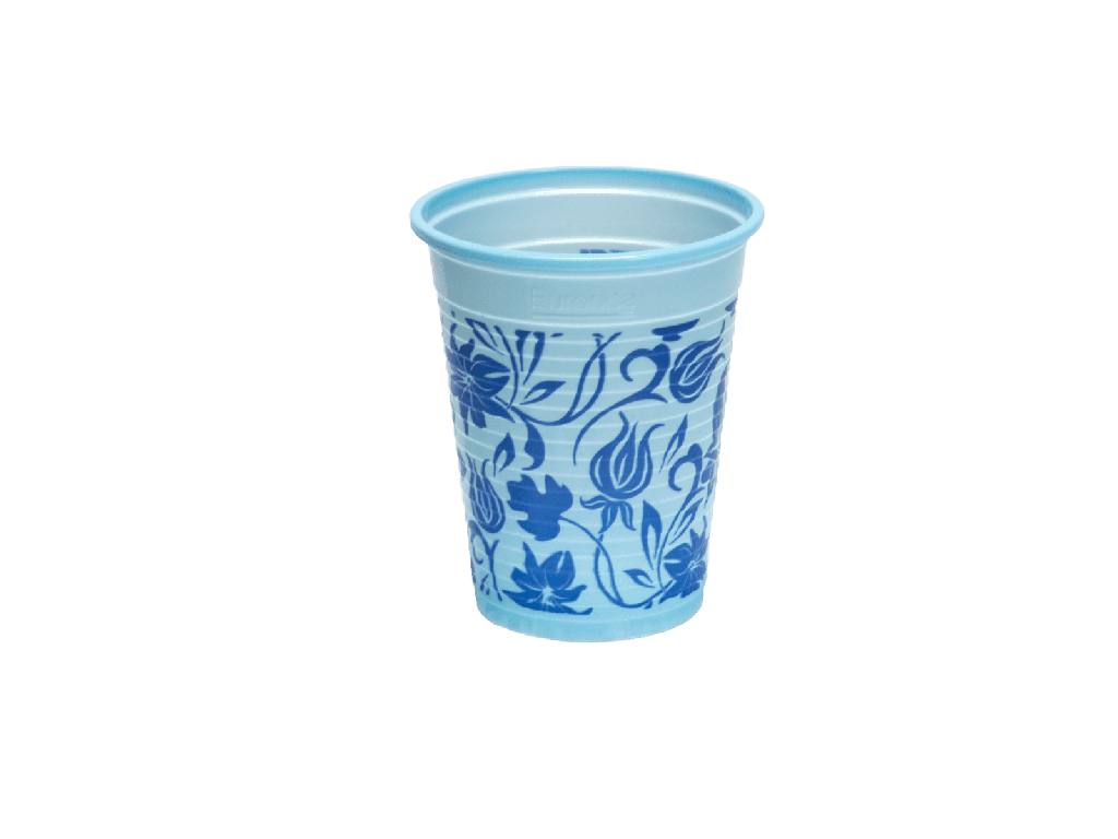 EURONDA Monoart Mouth rinse cup 180 ml Flower