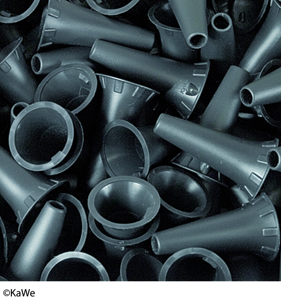 KAWE Ear specula 1000 pieces anthracite
