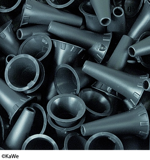 KAWE Ear specula 1000 pieces anthracite