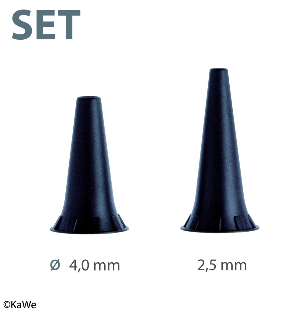 KAWE Reusable ear specula 10 pieces