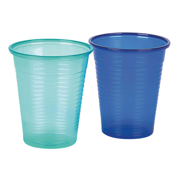 SERVO Drinking and universal cup coloured made of polypropylene