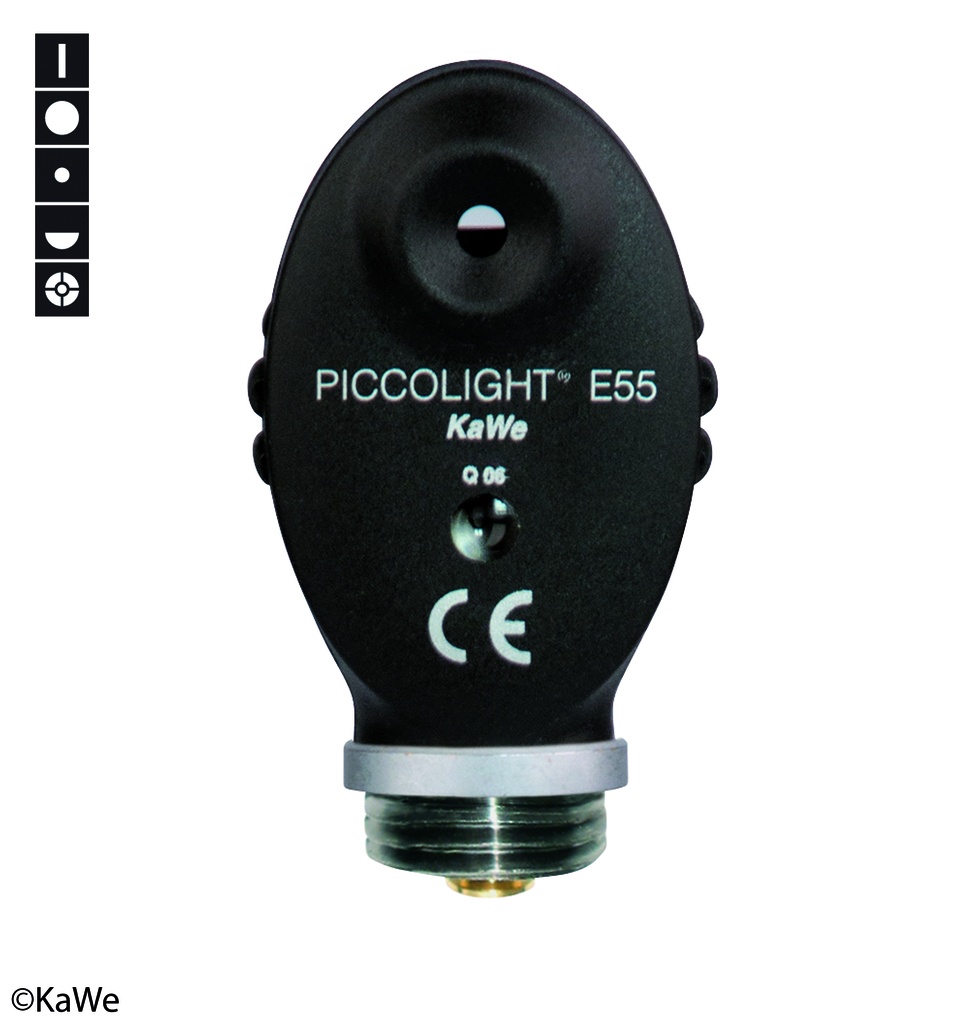 KAWE Head incl. lamp for PICCOLIGHT E55 5 apertures