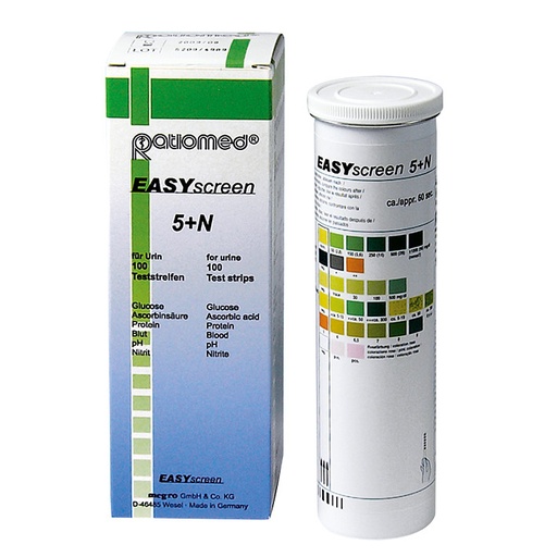 [12695-01] RATIOMED EASYscreen 5+N Urine test strips