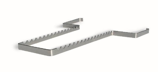 [17132-01] EURONDA Stainless steel instrument insert for standard tray