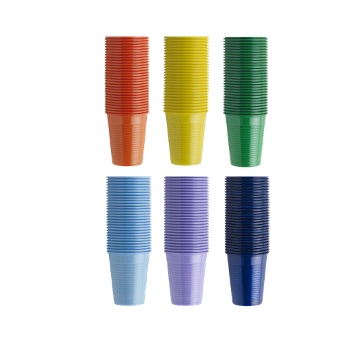 [17211-01] EURONDA Monoart Mundspüllbecher 180 ml Colourmix