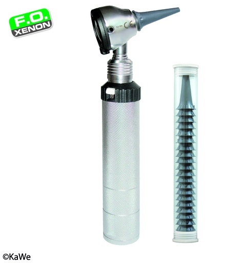 [18269-01] KAWE Eurolight Otoscope F.O.30 2.5V Complete Set