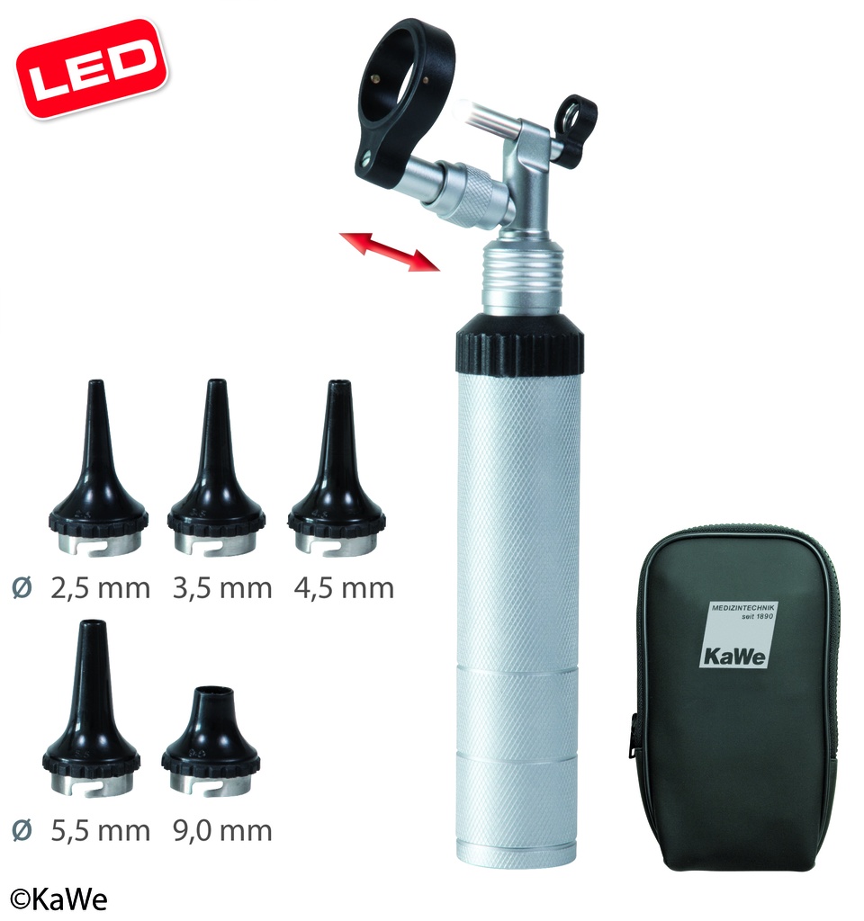 KAWE Eurolight Otoscope C30 OP LED 2.5V Complete Set