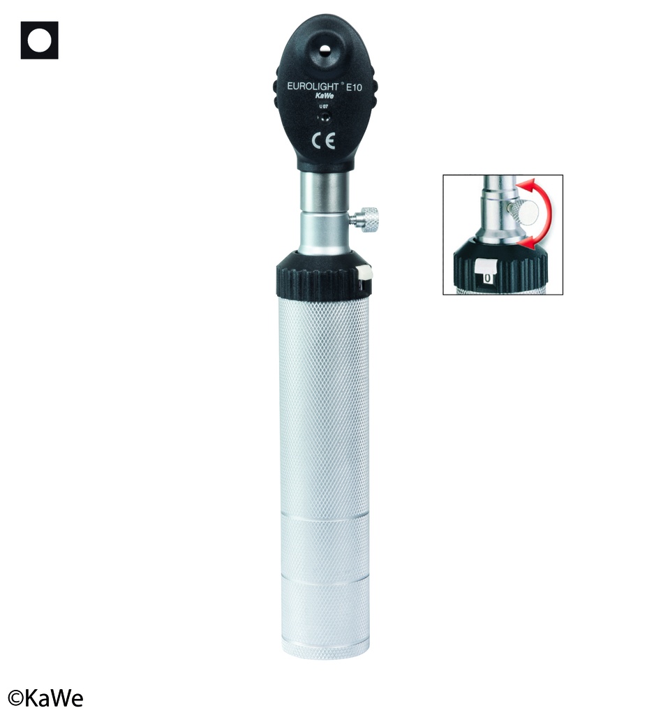KAWE Eurolight Ophthalmoscope E10 2.5V Complete