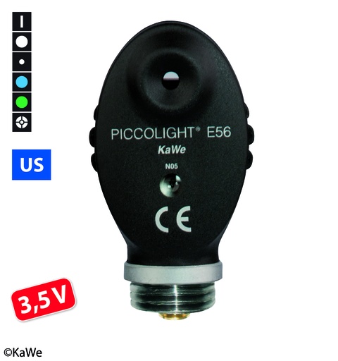 [18362-01] KAWE Ophthalmoskop-Kopf E56 (US)3,5V
