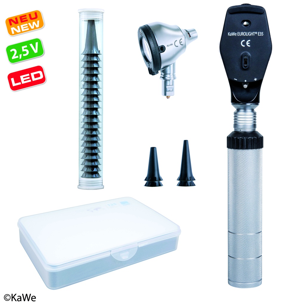 KAWE Otoskop/Ophthalmoskop-Set F.O.30 LED std. / E35