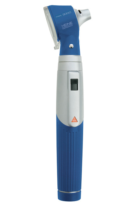 HEINE mini3000 Otoscope 2.5 V with battery handle blue