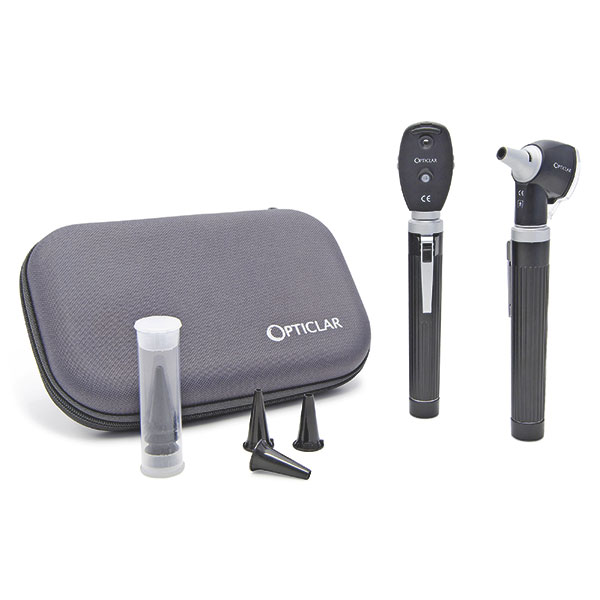 OPTICLAR LED Pocket Instrument Set Ophthalmoscope+Otoscope