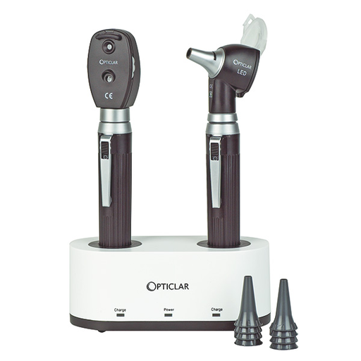 [19913-01] OPTICLAR LED Pocket Instrument Charging Set Ophthalmoscope + Otoscope