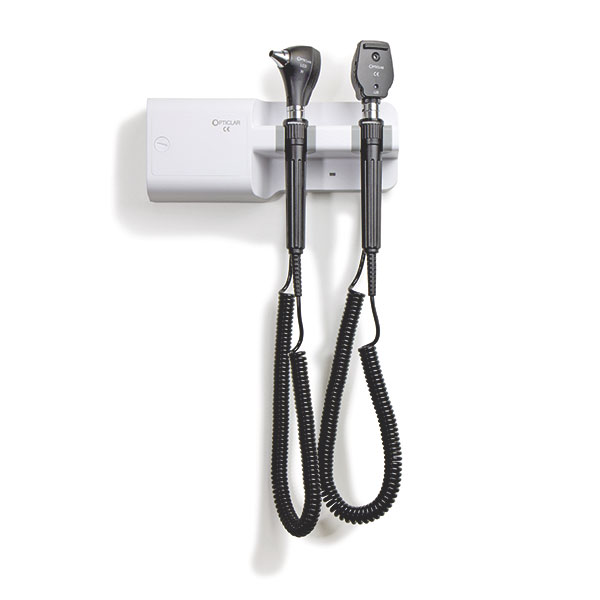 OPTICLAR Combined LED Pro Set with wall transformer Ophthalmoscope + Otoscope