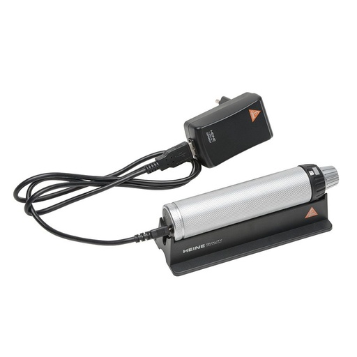 [19995-01] HEINE Beta 4 USB rechargeable handle 3.5 V with Li-ion rechargeable battery and plug-in power supply