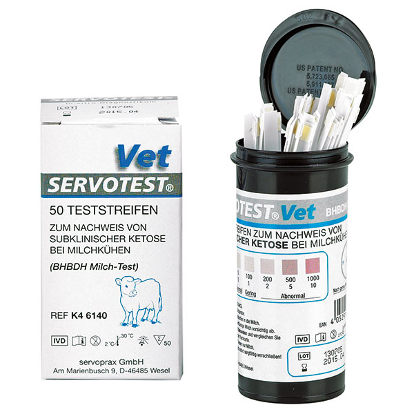 SERVOTEST VET Ketosis Test strips
