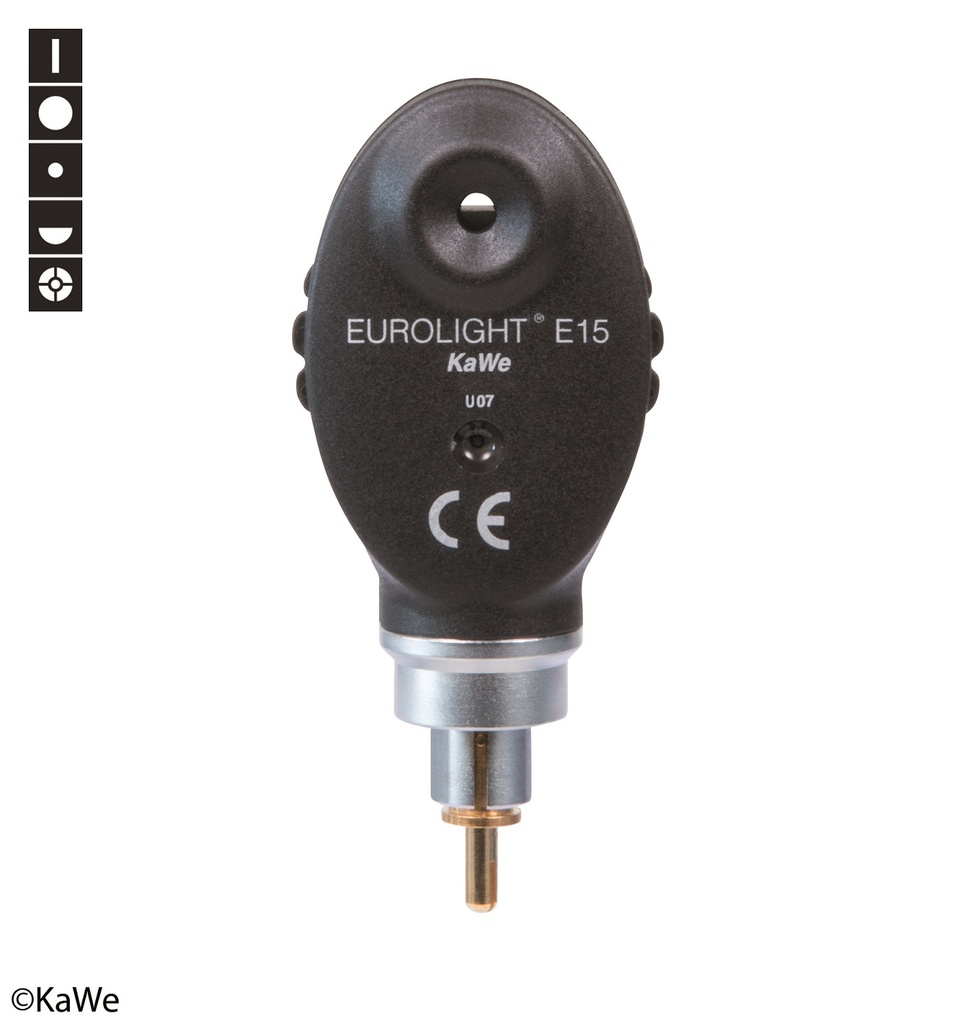 KAWE Kopf inkl. Lampe Eurolight Ophtalmoskop E15 2,5V