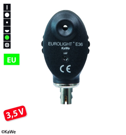 [20855-01] KAWE Head incl. lamp for Eurolight Ophthalmoscope E36 (EU) 3.5 V
