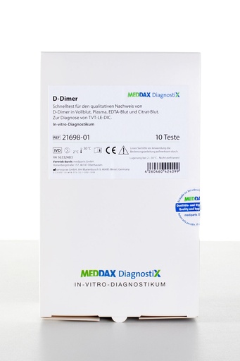 [21698-01] MEDDAX DIAGNOSTIX D-Dimer Test