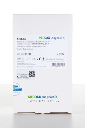 [21704-01] MEDDAX DIAGNOSTIX Syphilis Bluttest