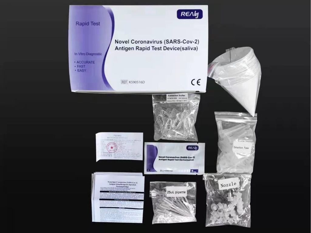REALY TECH SARS-Cov-2 Antigen Rapid Test Spittle Test