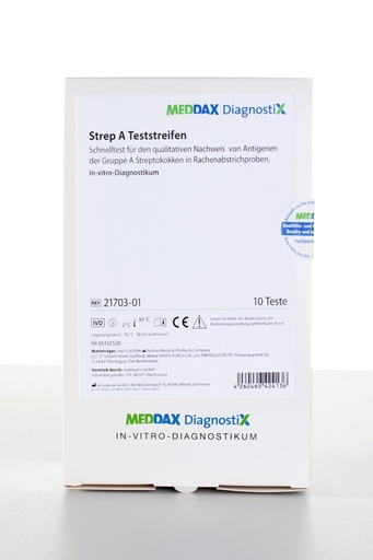 [24468-01] MEDDAX DIAGNOSTIX Strep A Schnelltest