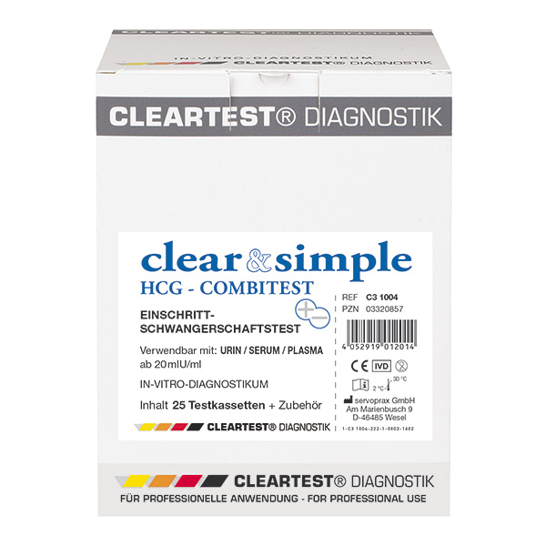 CLEAR&SIMPLE HCG Combi Schwangerschaftstest