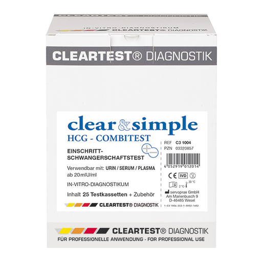CLEAR&SIMPLE HCG Combi Pregnancy Test